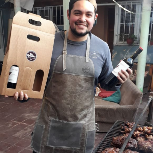 Pechera de Cuero Talla L - XL